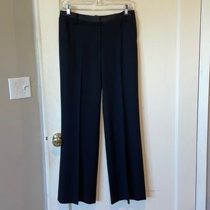 DKNY Tuxedo Pants Satin Waist Wide Leg